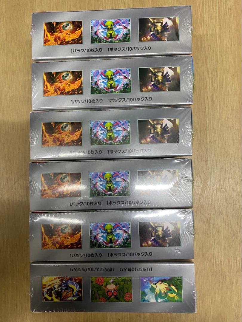 ポケモンカードゲーム　テラスタルフェスex シュリンク付き　6BOX