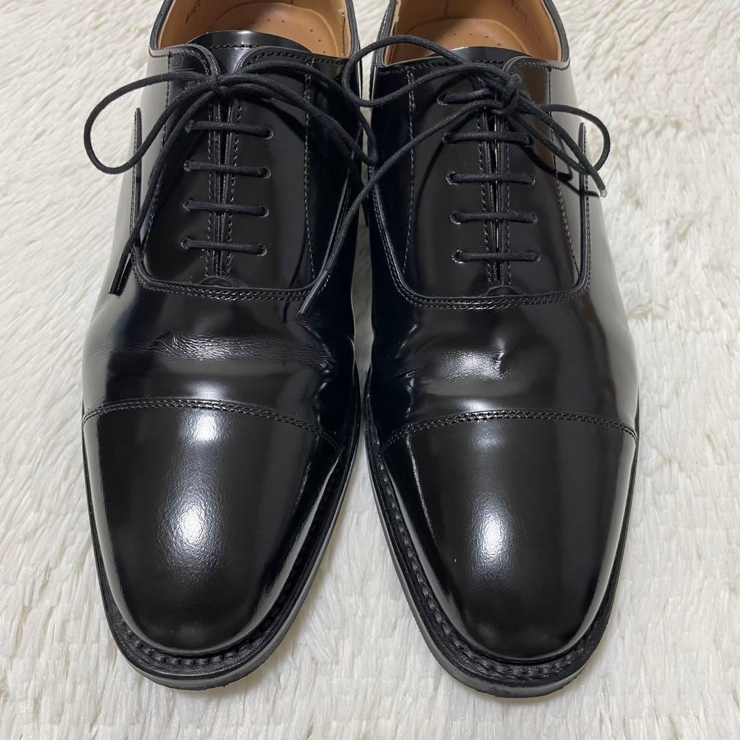 極美品✨リーガル　41EL ストレートチップ　冠婚葬祭対応　24.5cm 日本製