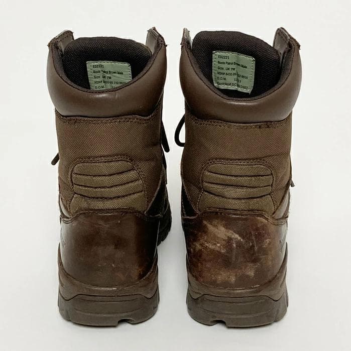 イギリス軍 ブラウン BATES パトロールブーツ（USED）表記UK9M