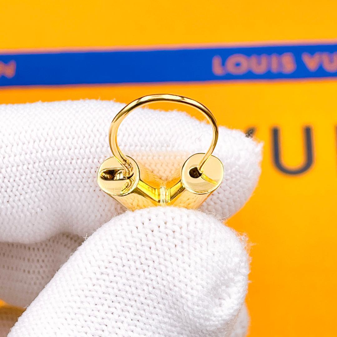 ◇ルイヴィトン◇エセンシャル フープピアス M61088 LE0115 ゴールド