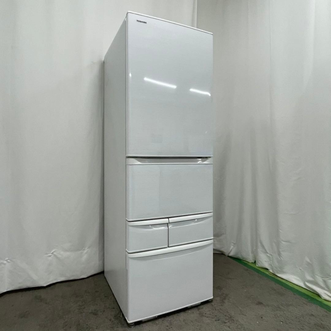⭕️設置無料⭕️　東芝　冷蔵庫　400ℓ　23年　極々美品　5ドア　右開き　中古