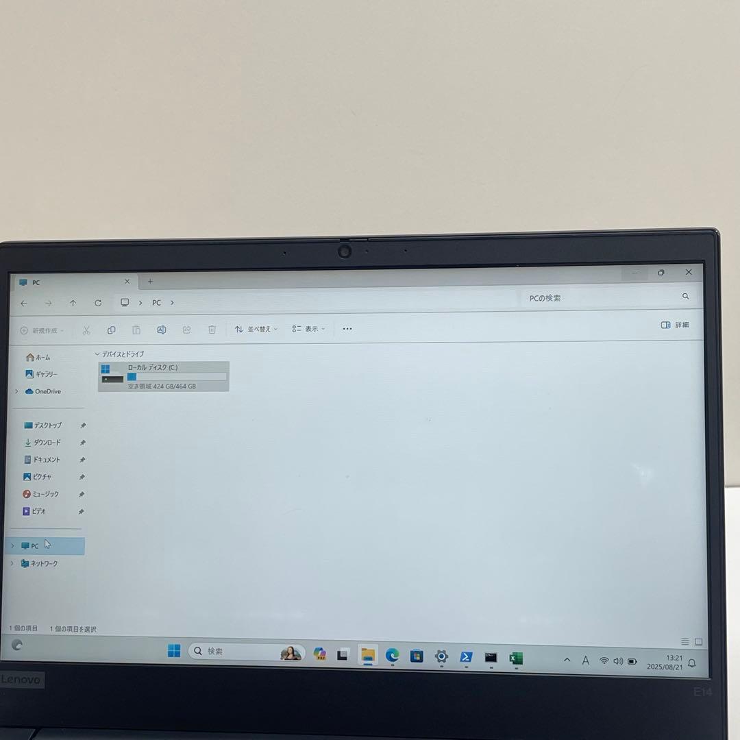 #140 レノボ ThinkPad E14 i3-10110U 8gb 512G