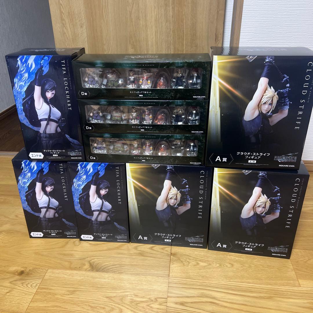 FF7 REBIRTH 発売記念くじ 3種　9点