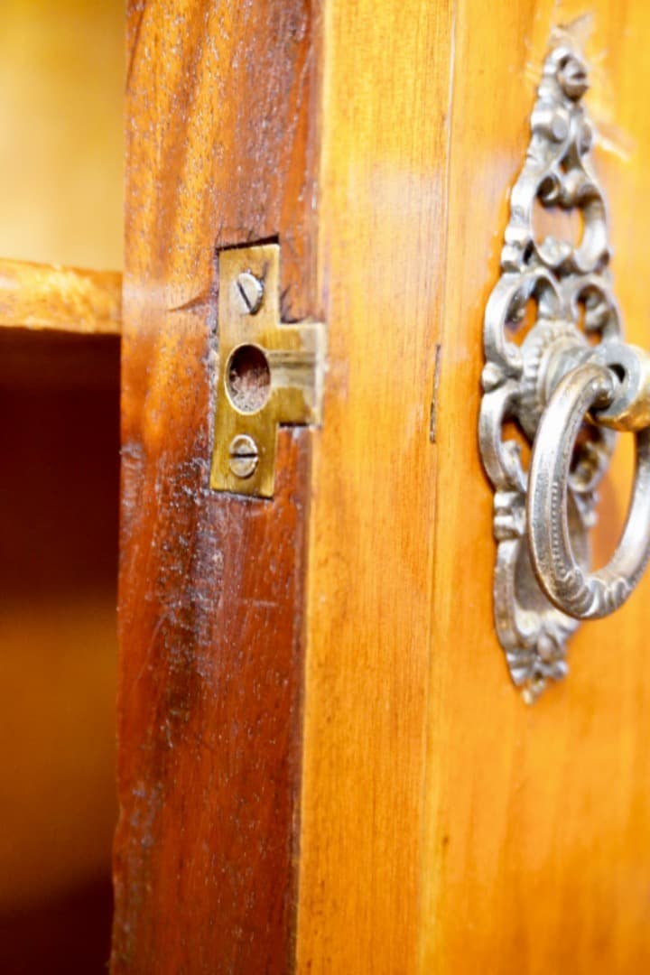 イギリス アンティーク マホガニーキャビネット ロイズアンティークス