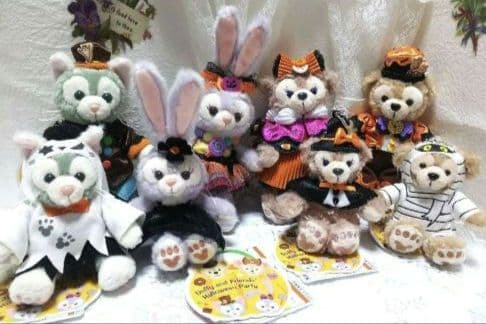 お顔厳選 ハロウィン ダッフィー ジェラトーニ ステラルー シェリーメイ 新品