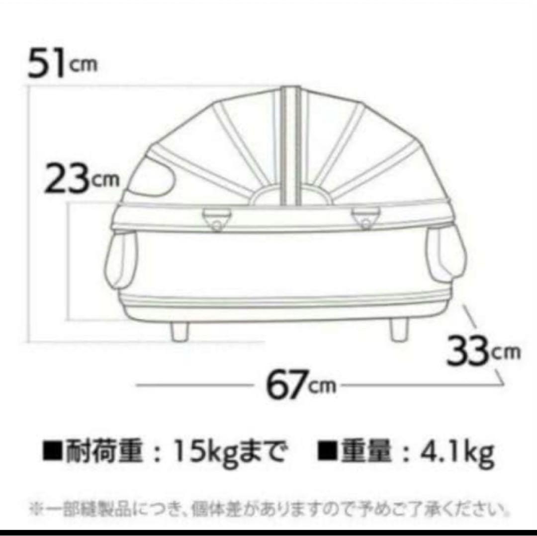 air buggy ペットカート　ドーム　犬用　ブラウン