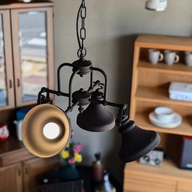 シーリングライト・天井照明 HERMOSA RUSTY 4 CUP LIGHT