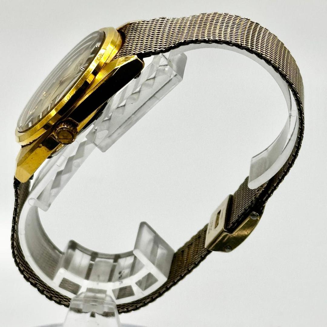 稼働 ヴィンテージ TECHNOS SkyLight 手巻き デイト　腕時計