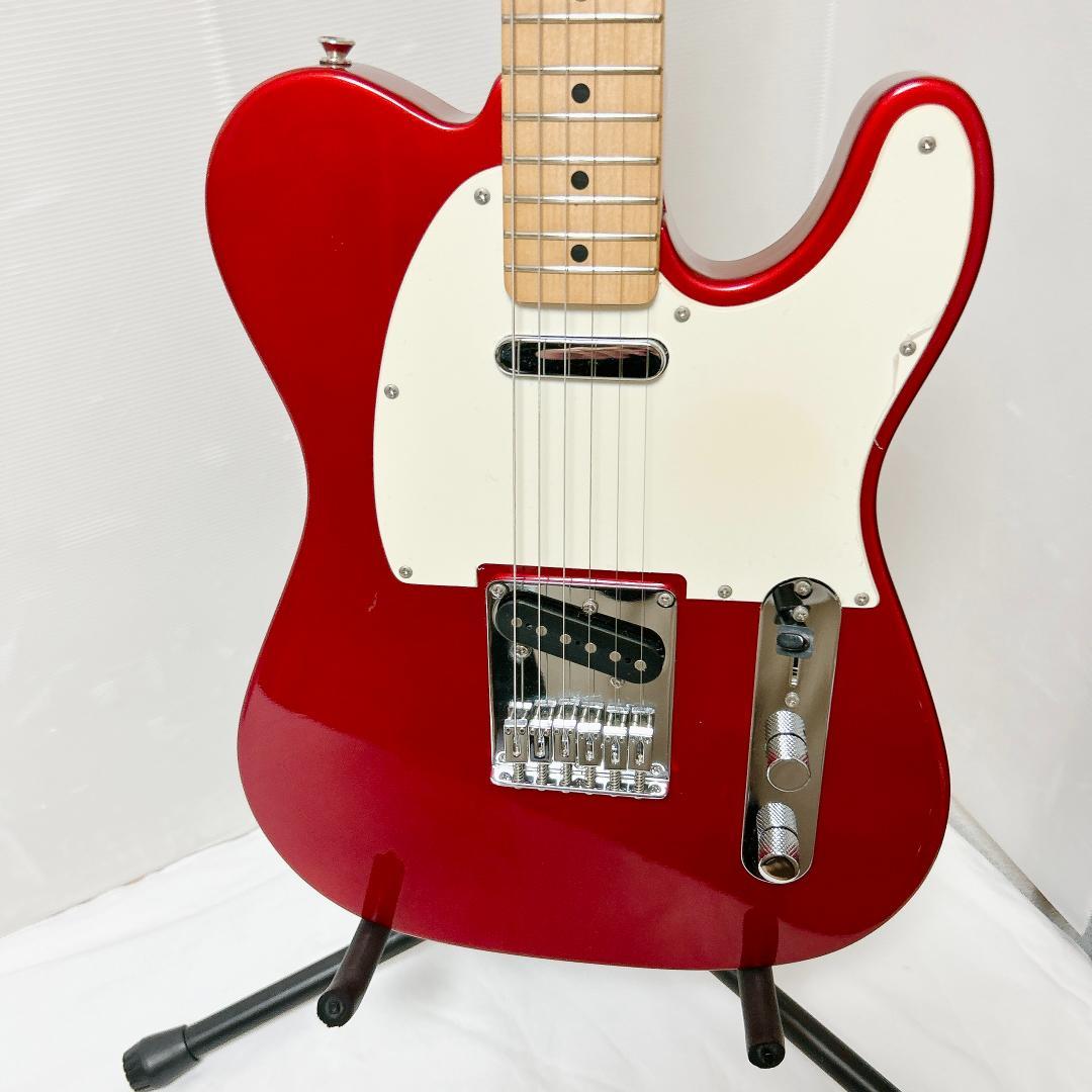 美品 Squier スクワイヤー Telecaster テレキャスター 赤