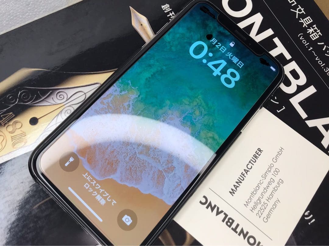 レアな完売品！★ モンブラン　★Apple iPhoneX・XS用★サルトリアル