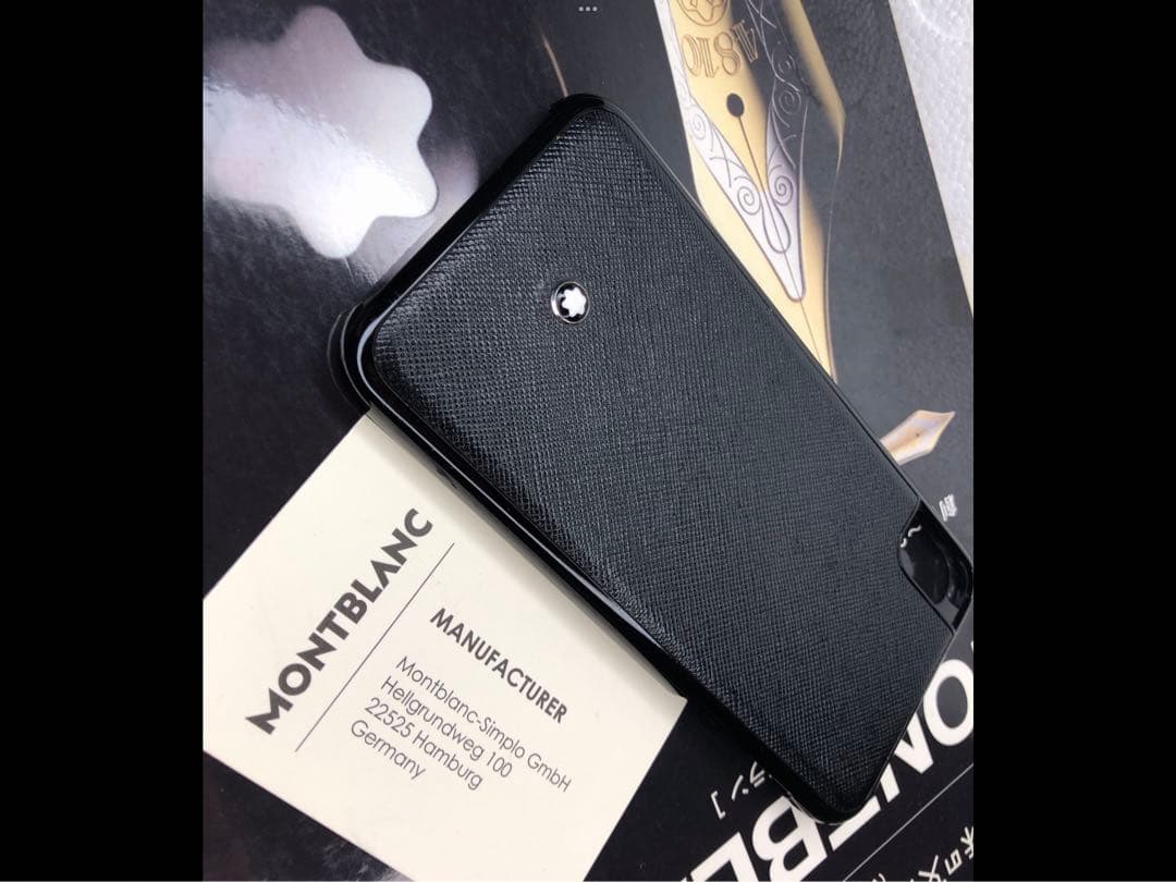 レアな完売品！★ モンブラン　★Apple iPhoneX・XS用★サルトリアル
