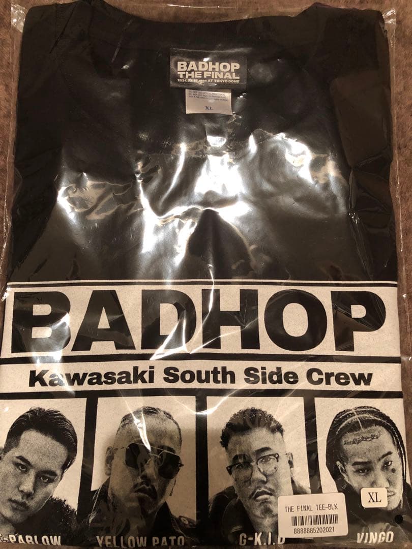 BADHOP Kawasaki South Side Crew XL ブラック