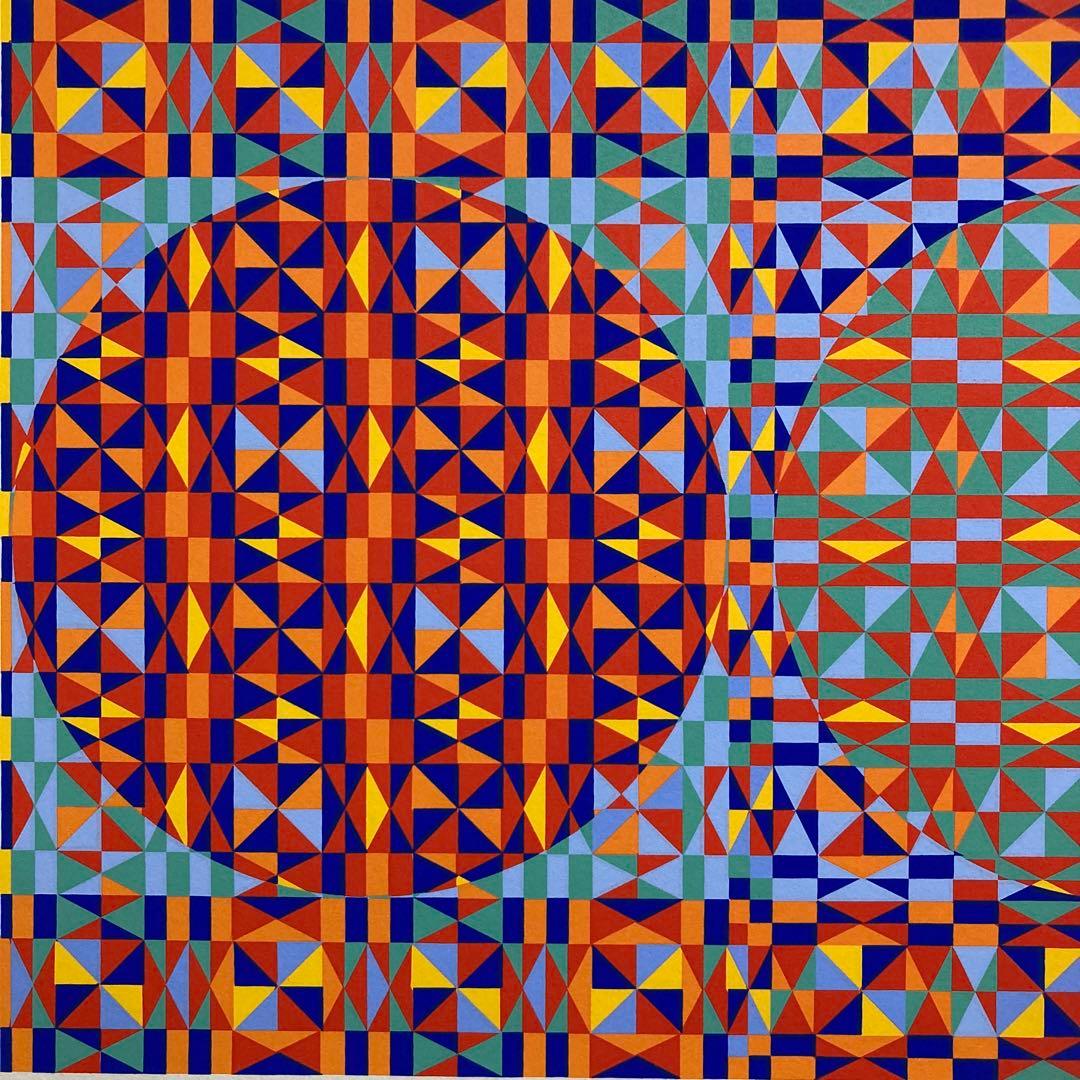 【真作】オノサトトシノブ「Silk-51」シルクスクリーン 直筆サイン 版画