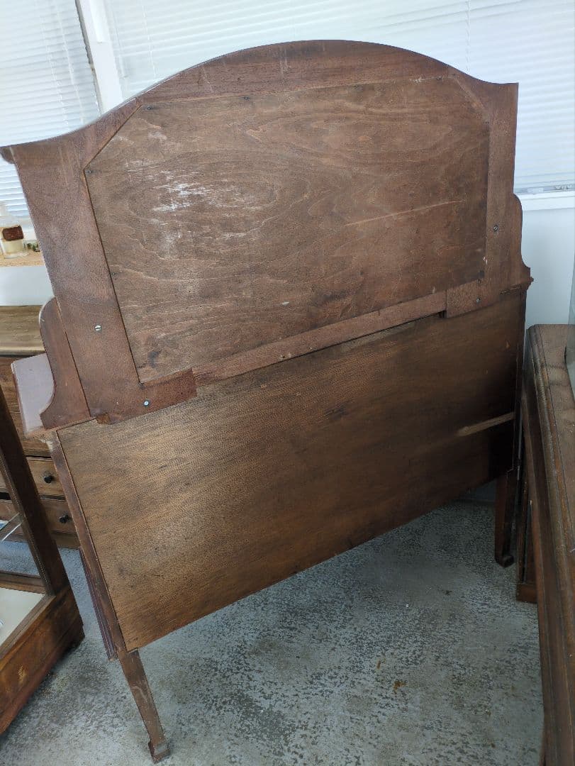 イギリスアンティーク ドレッサー シェルフ 鏡台 猫足