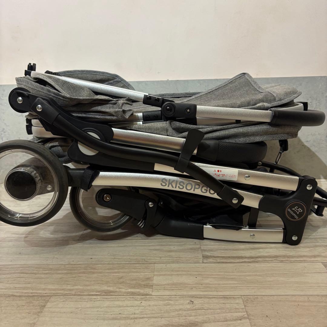 SKISOPGO ペットカート グレー