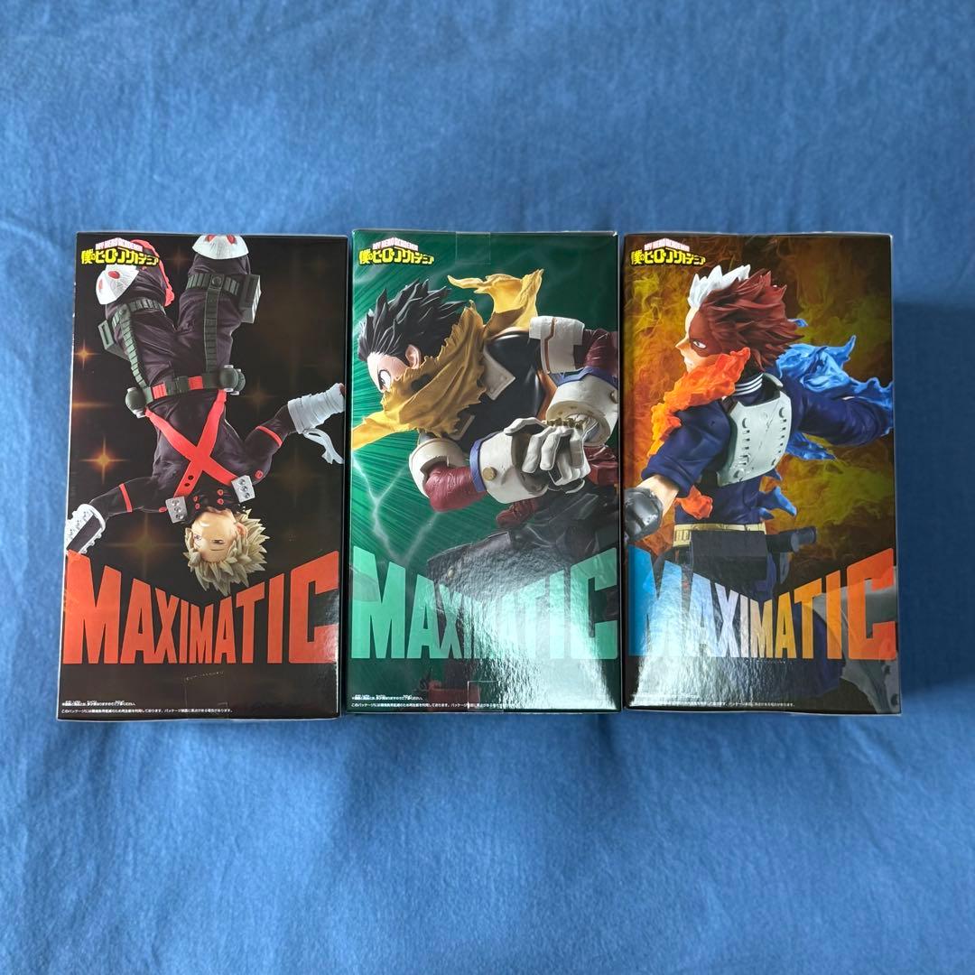 僕のヒーローアカデミア MAXIMATIC 緑谷出久 爆豪勝己 轟焦凍 セット