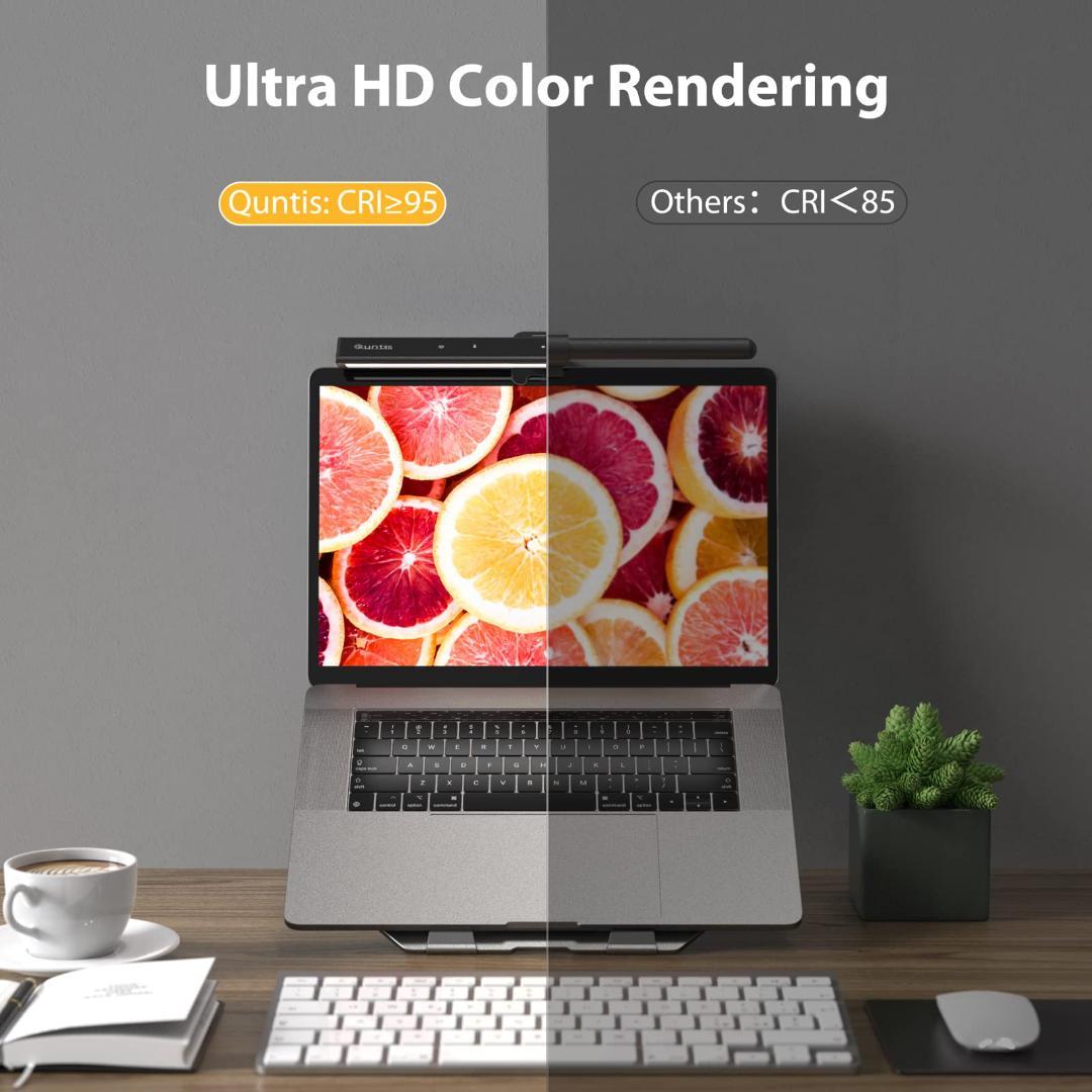 ノート専用 26cm CRI?95高演色 無段階調光 調色 モニターライト