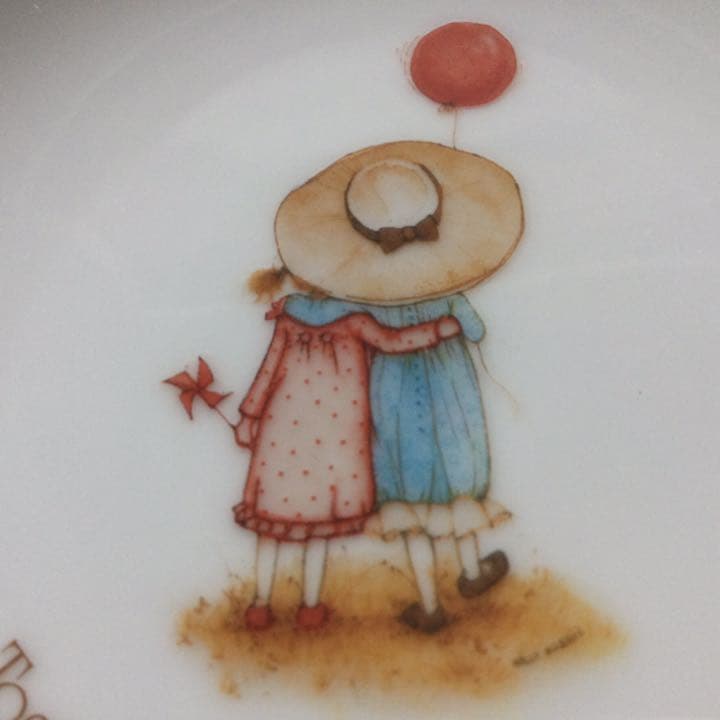 飾皿 米国 アンティークモール購入 陶磁器 プレート ラスティングメモリーズ