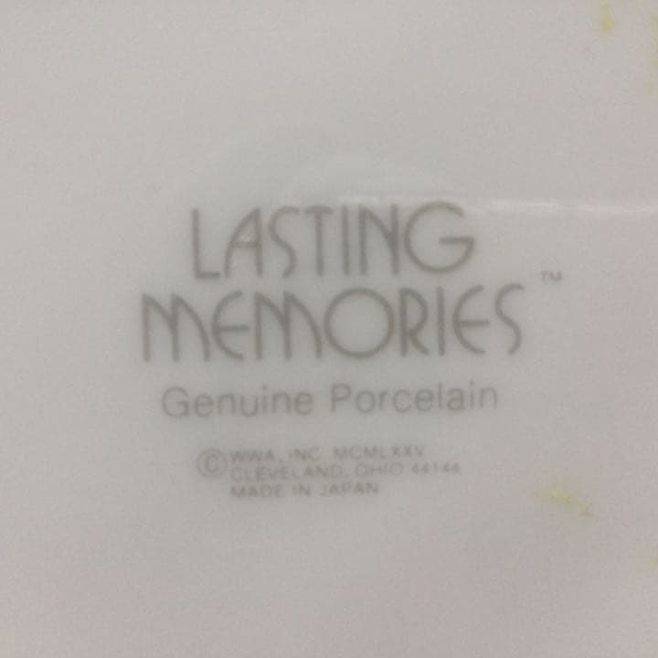 飾皿 米国 アンティークモール購入 陶磁器 プレート ラスティングメモリーズ