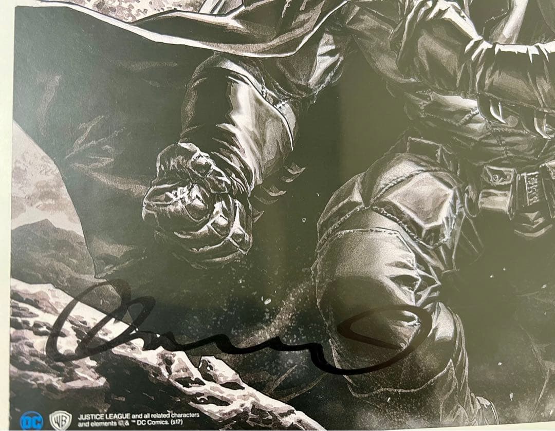 ジャスティスリーグ ポスター 【リー・ベルメホ サイン入り】