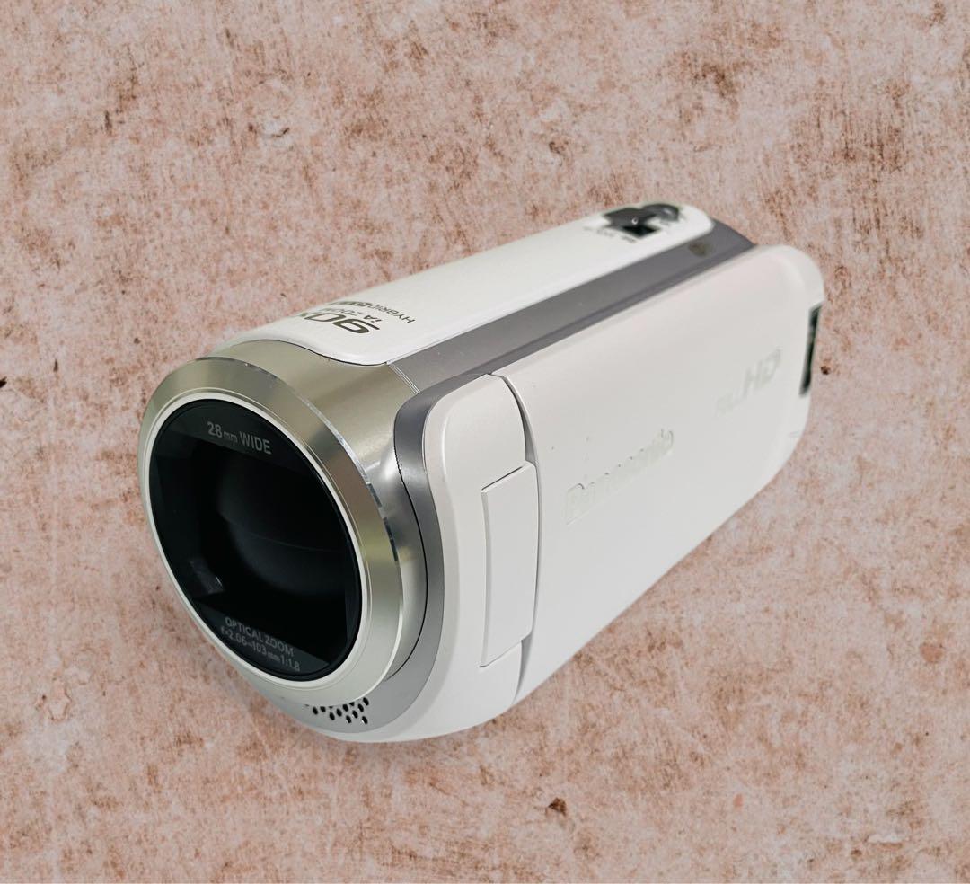 （美品）Panasonic HC-W590M ビデオカメラ ホワイト色