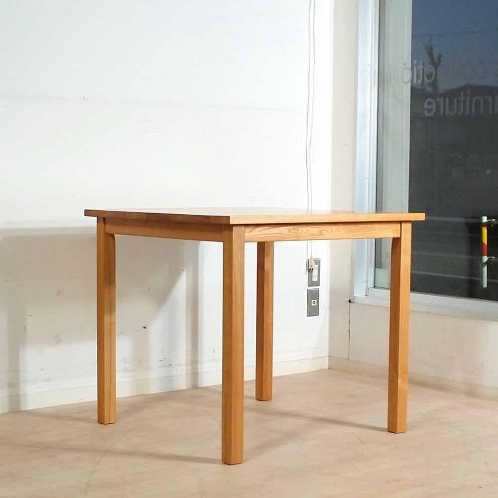 無印良品/MUJI タモ材 ダイニングテーブル 80cm ZR24356