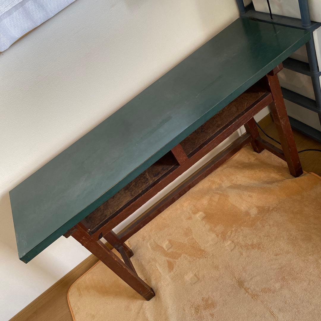 作業台　実験台　理科　図工　学校　机　レトロ