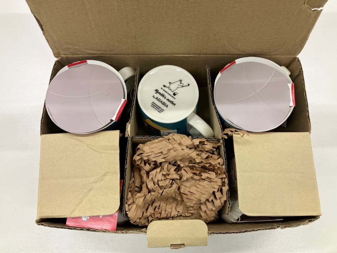 【アラビア　ムーミン】マグカップ５点セット