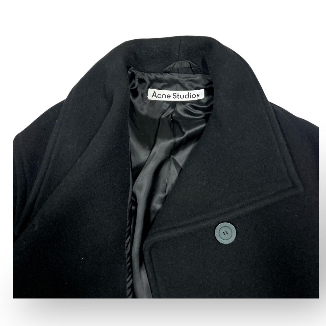 Acne Studios ウールコート ブラック オーバーサイズ