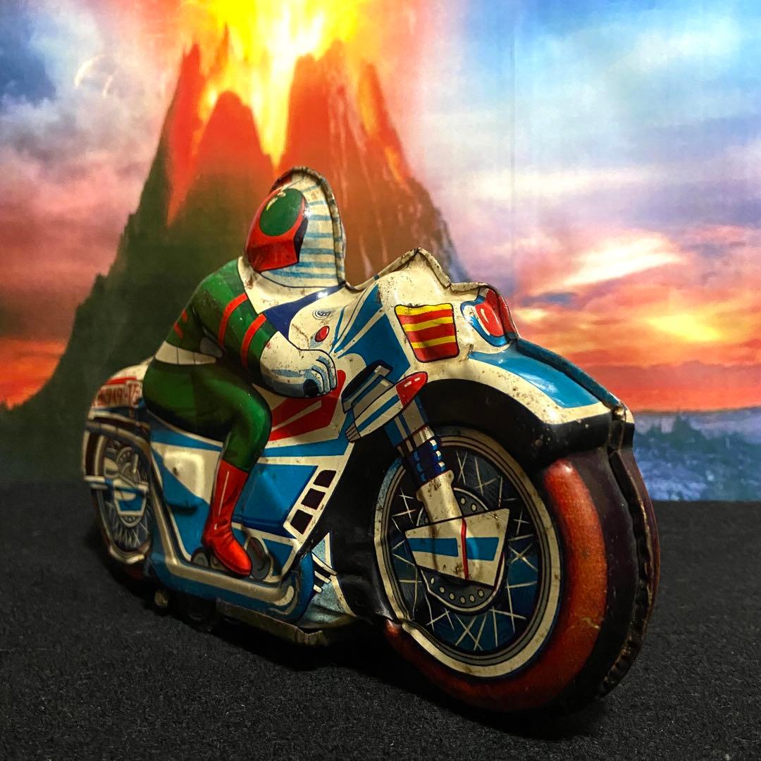 仮面ライダーV3 ブリキ　ハリケーン号　タカトク　昭和特撮ヒーロー　フィギュア