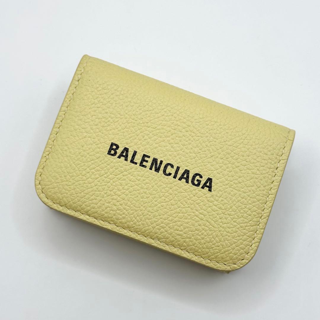 【新品未使用】BALENCIAGA バレンシアガ　三つ折り　財布　レザー