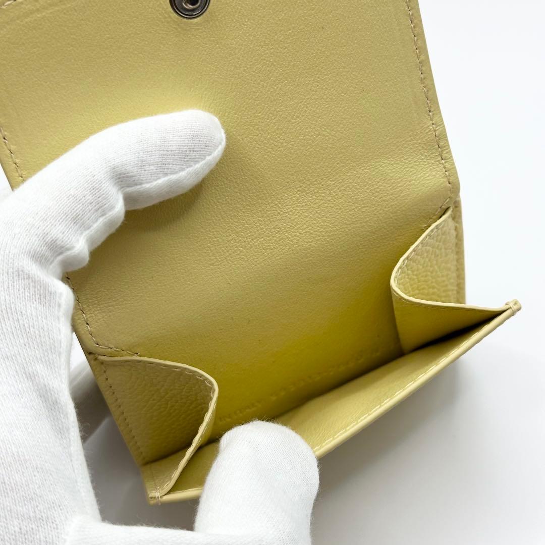 【新品未使用】BALENCIAGA バレンシアガ　三つ折り　財布　レザー