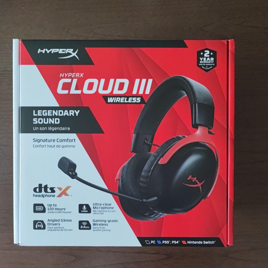 【新品・未開封】HyperX Cloud III Wireless ヘッドセット