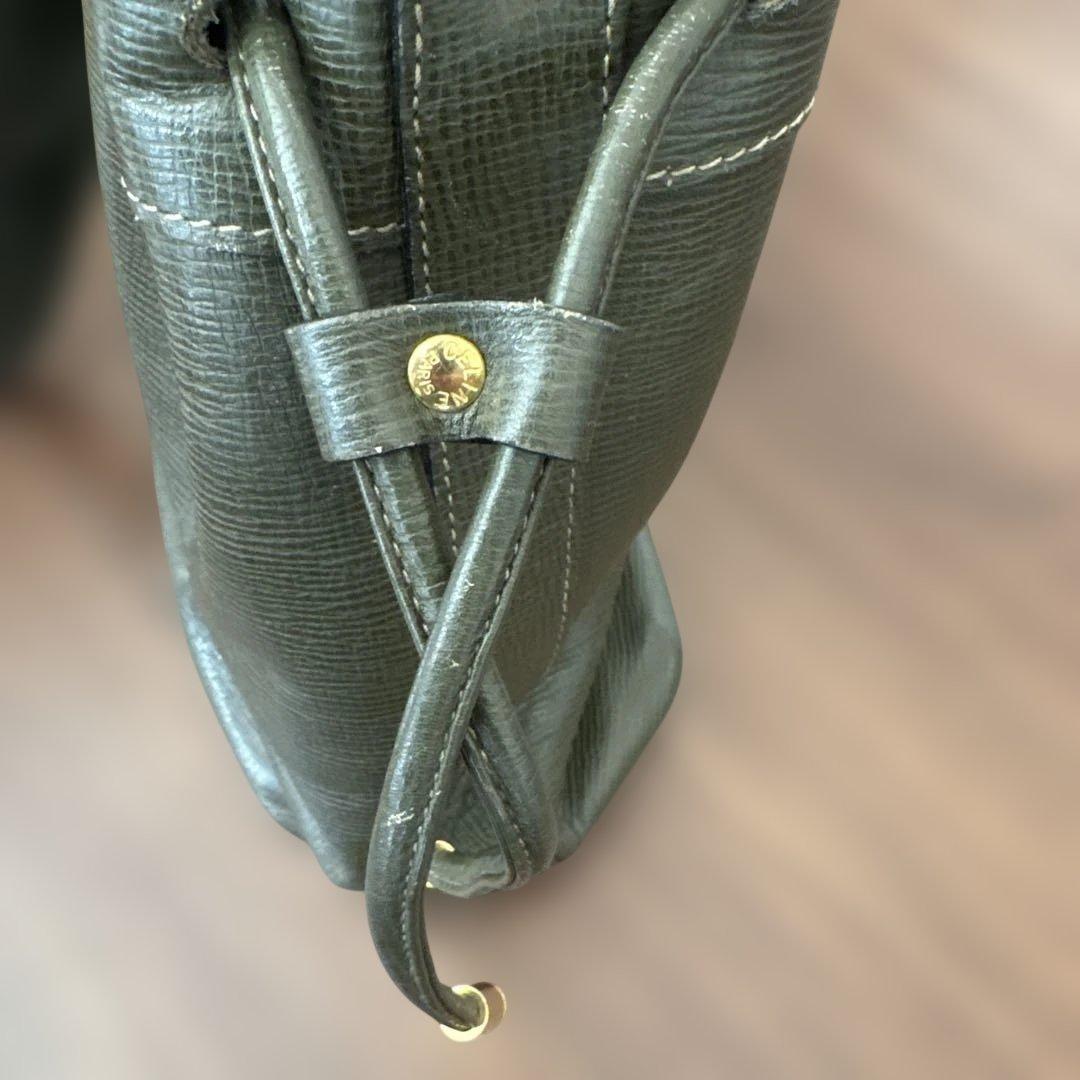 CELINE オリーブグリーン バケットバッグ