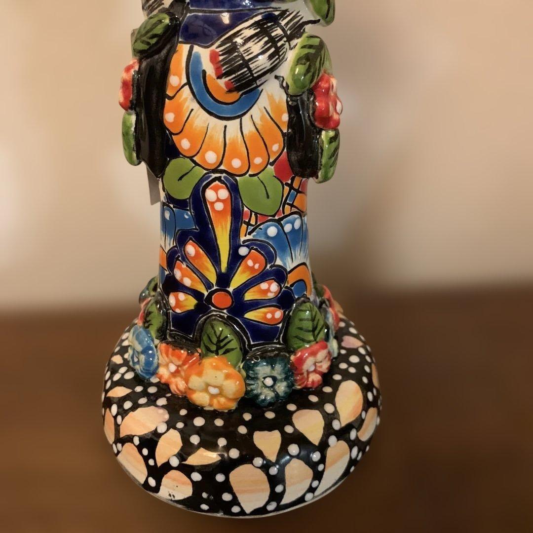 ガイコツ　　【　メキシコ　カラベラ　】　骸骨　人形　置物　置き物