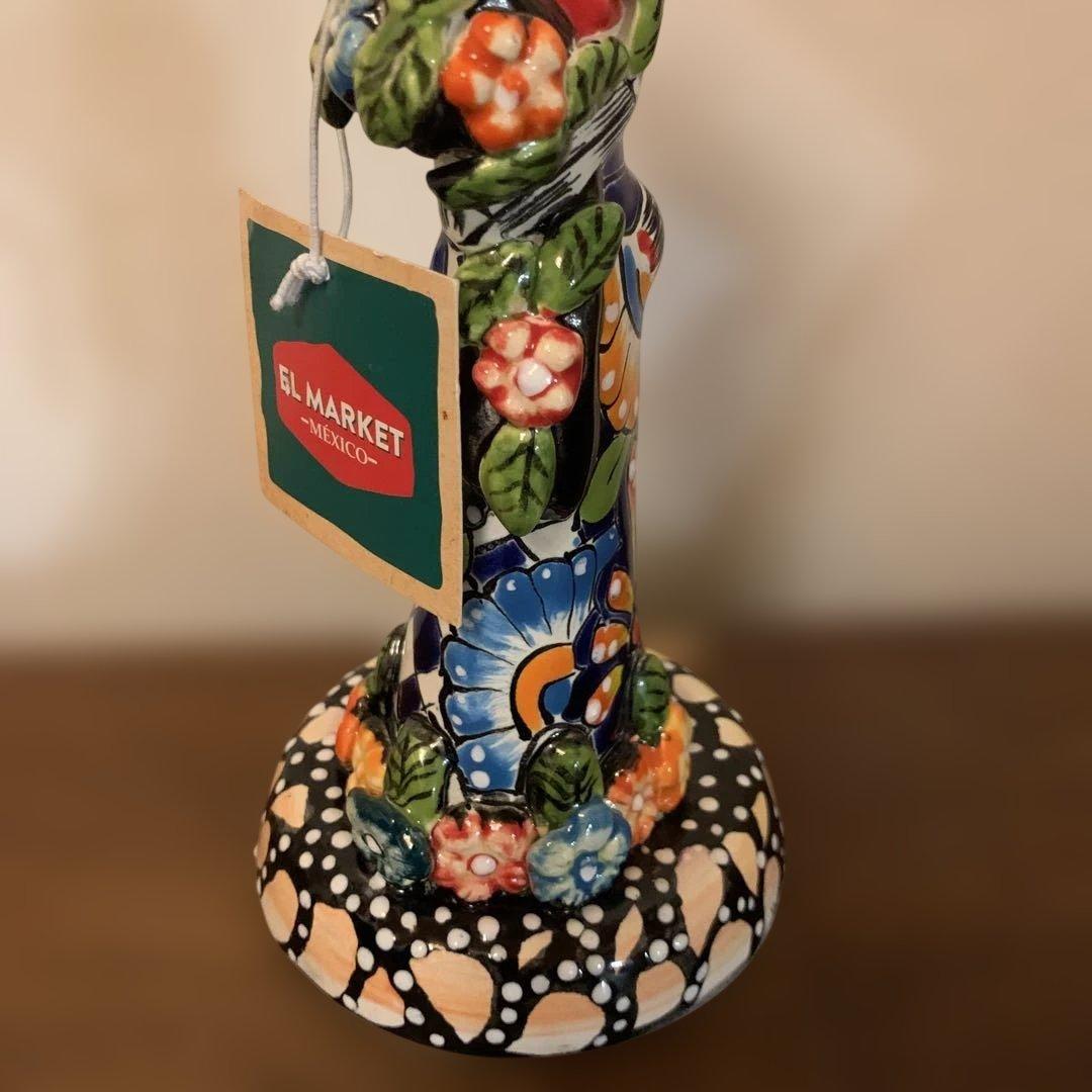 ガイコツ　　【　メキシコ　カラベラ　】　骸骨　人形　置物　置き物