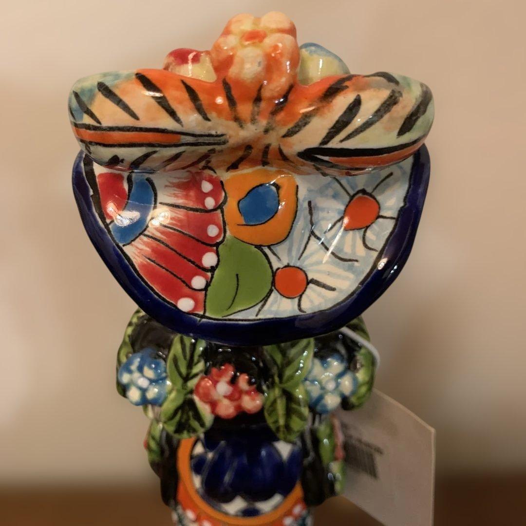 ガイコツ　　【　メキシコ　カラベラ　】　骸骨　人形　置物　置き物