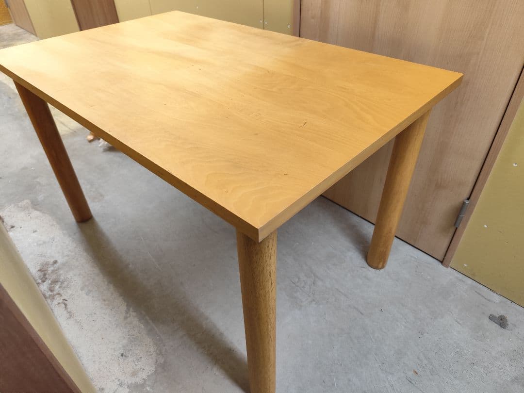 【無印良品】ダイニング 幅120×奥行75×高さ70cm ナチュラル 北欧風