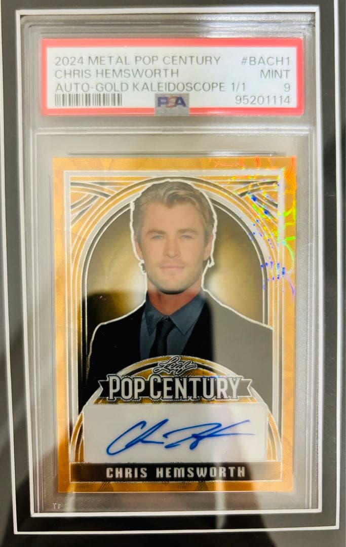 leaf l pop century クリス・ヘムズワースサインカード