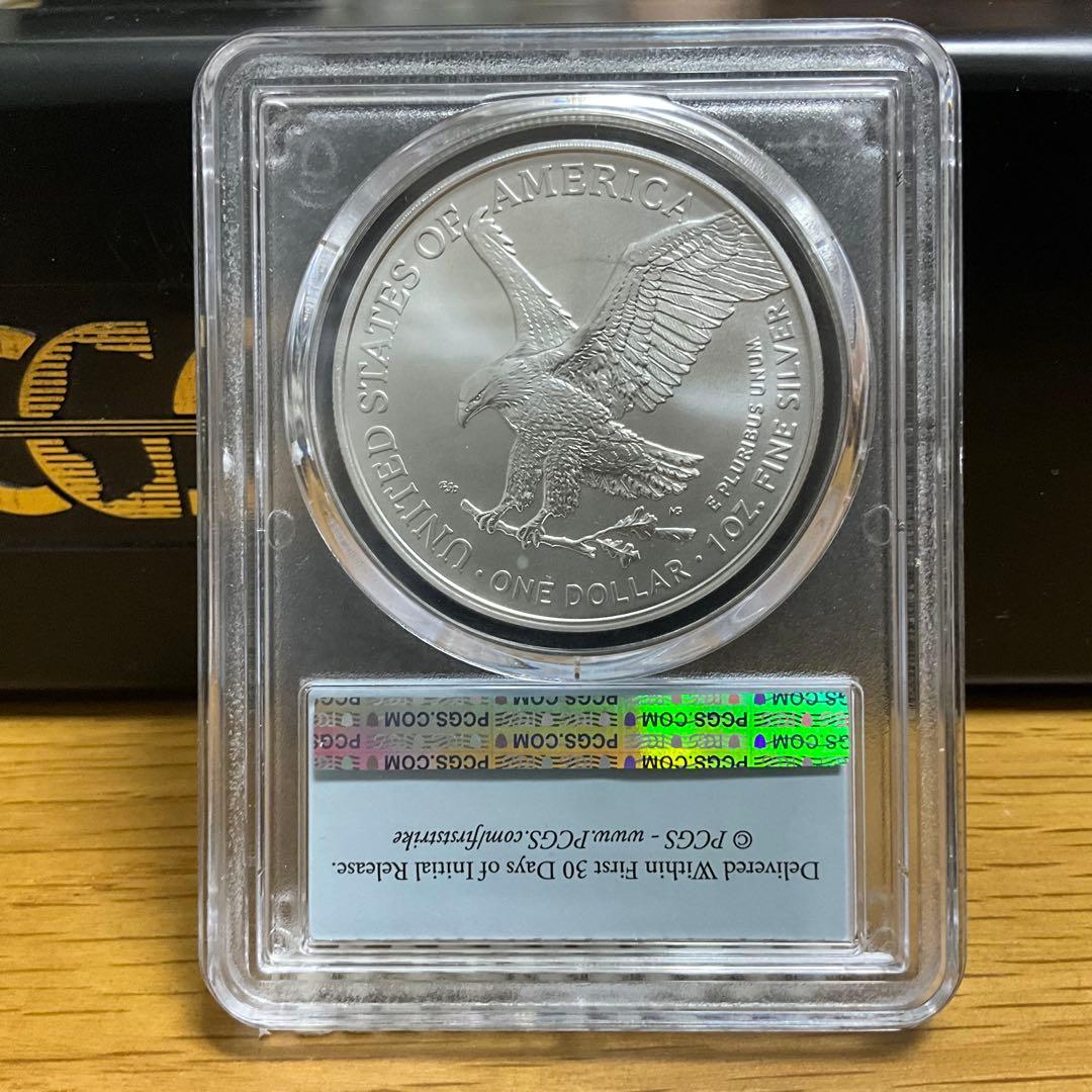 【新品】Silver Eagleイーグル銀貨2022 PCGS MS70