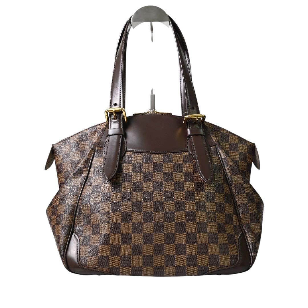 【美品】ルイヴィトン　ダミエ　エベヌ　ヴェローナMM ショルダーバッグ　茶