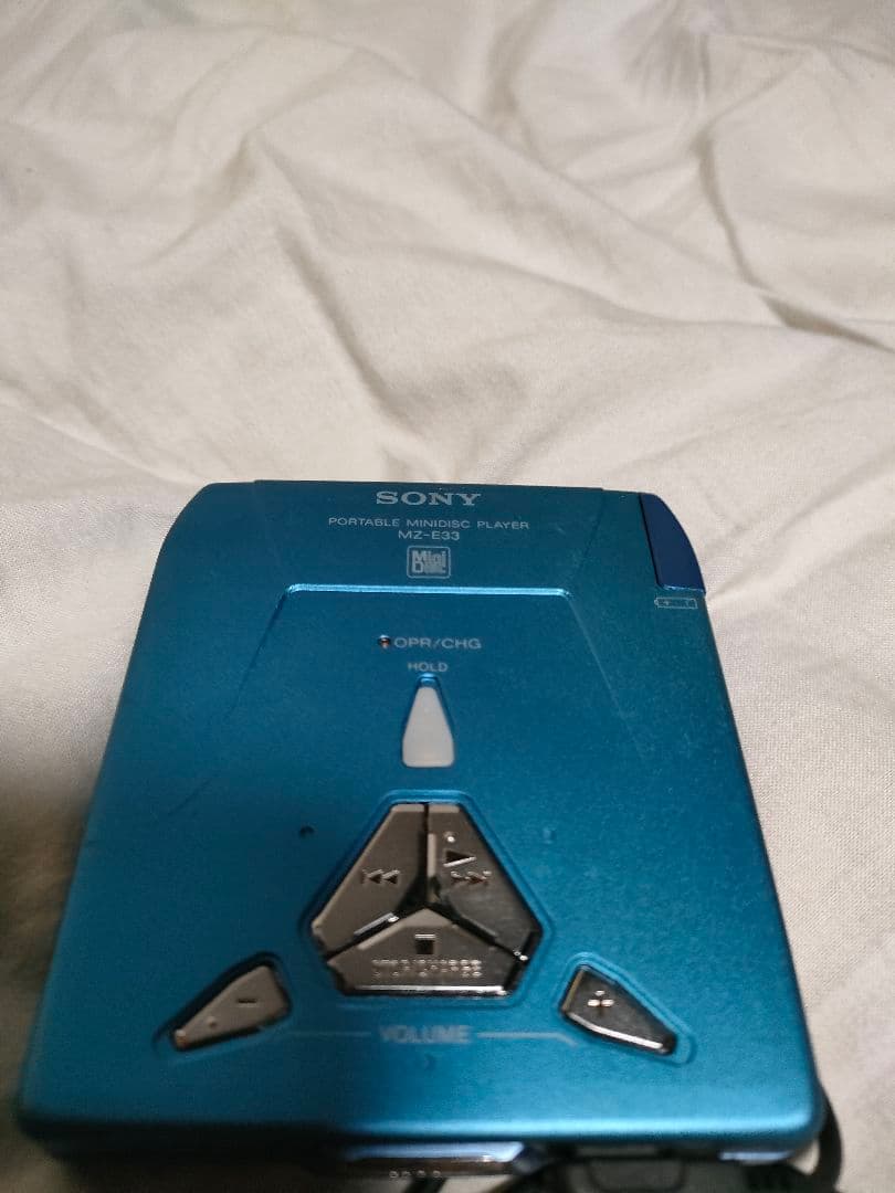 SONY ポータブルMDプレーヤー 青