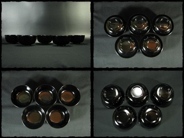 懐石道具揃 菓子器セット 飯器 杓子 小丸椀 通盆 など 茶道具 懐石家具