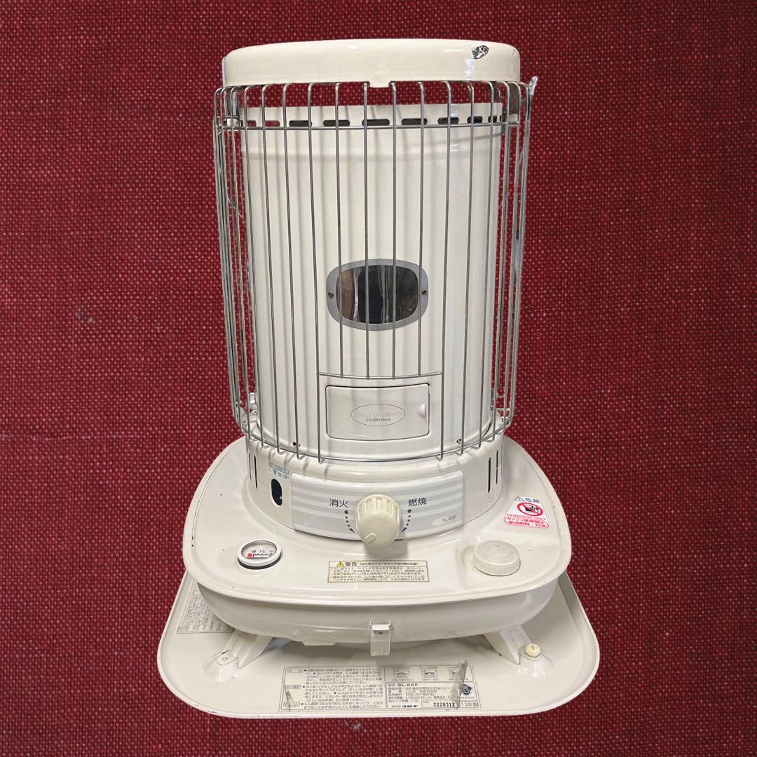 CORONA コロナ 自然通気形開放式石油ストーブ SL-66F、2013年製。