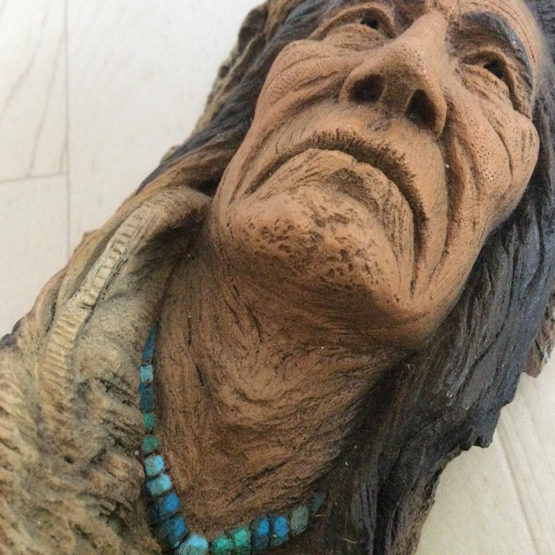 【値下げ 】ネイティブ アメリカン 壁掛けオブジェ USA ★ヴィンテージ