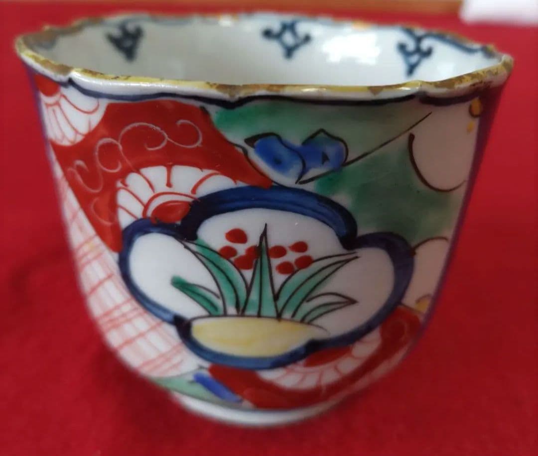 古伊万里　蕎麦猪口　D334