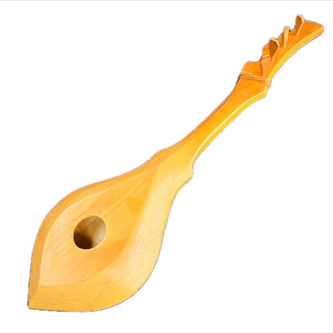 木製弦楽器 伝統的なデザイン タヒチアンウクレレ