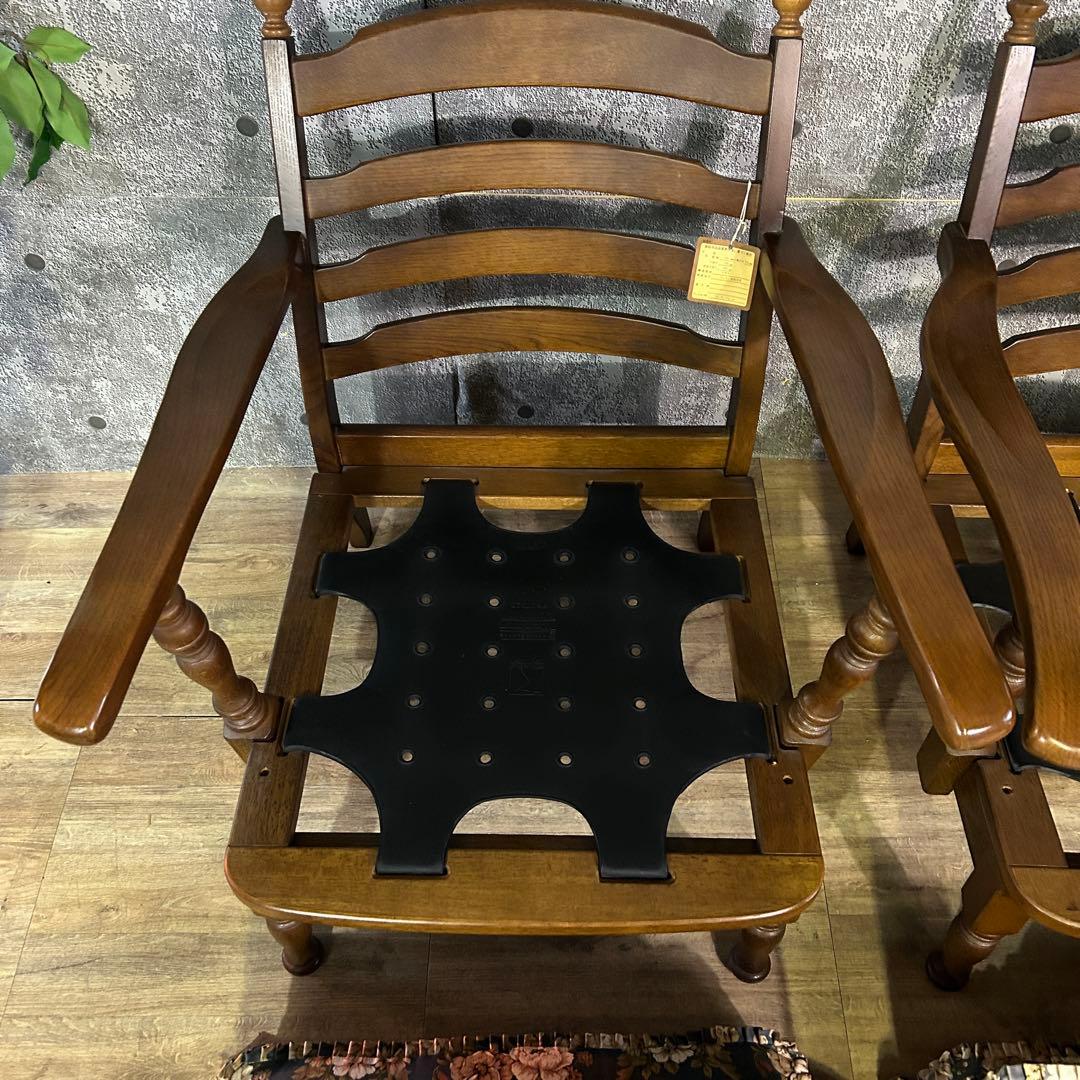 ꧁飛騨産業 HIDA꧂キツツキマーク 穂高 リビングソファ5Pセット チェア