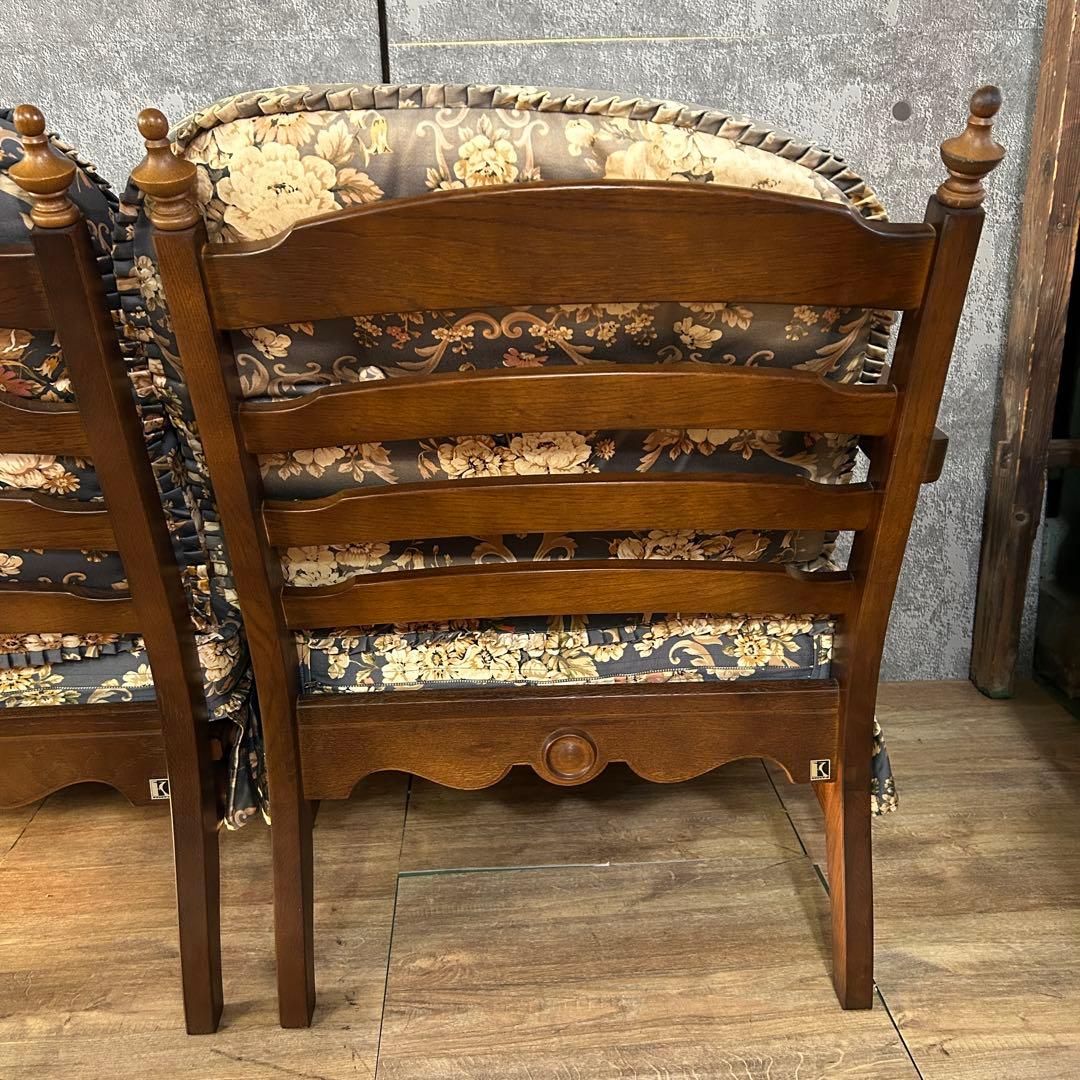 ꧁飛騨産業 HIDA꧂キツツキマーク 穂高 リビングソファ5Pセット チェア