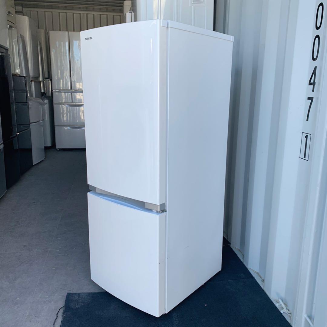 337取付無料！東芝2021年製 高性能シンプルホワイトインテリア冷蔵庫！